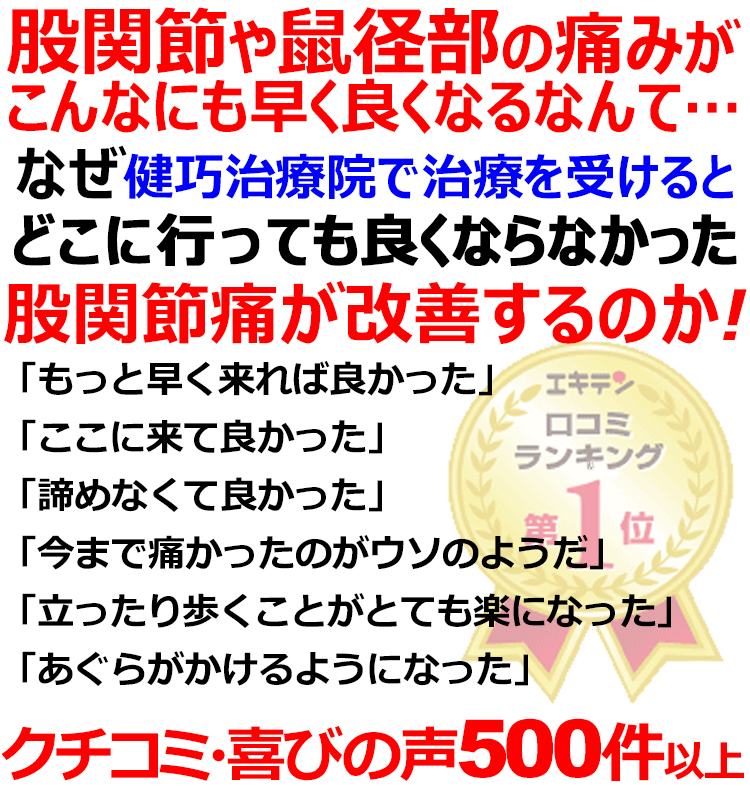 姫路市飾磨区で股関節痛改善率No,1の整体院です。