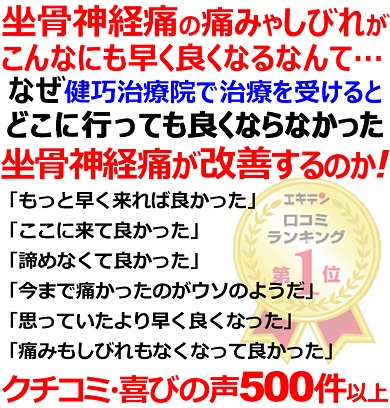 姫路市で椎間板ヘルニアの事ならクチコミ530件以上の実績ある健巧治療院にお任せください