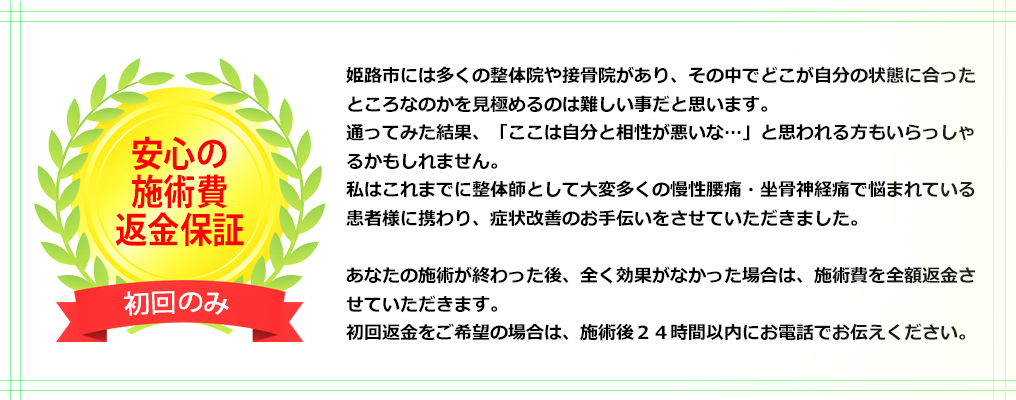 初回返金保証