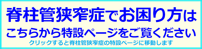 脊柱管狭窄症のページに移動